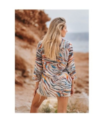 Blusa Multicolor Mujer Animal Print - Elegante y Moderna Camisa de Manga Larga para Ocasiones Especiales y Casual
