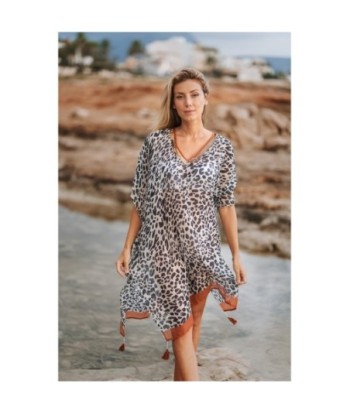 Poncho Crudo Mujer - Estilo Animal Print, Abrigo Ligero de Algodón para Otoño e Invierno, Ropa de Moda para Mujer