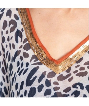 Poncho Crudo Mujer - Estilo Animal Print, Abrigo Ligero de Algodón para Otoño e Invierno, Ropa de Moda para Mujer