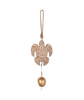 Campana Tortuga Decorativa Nautica para Colgar en Pared, Accesorio Marítimo Ideal para Decoración del Hogar