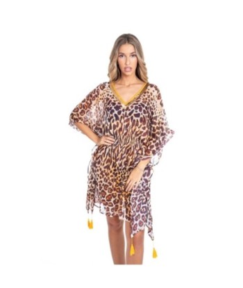 Poncho Crudo Mujer Animal Print - Ropa Mujer Invierno, Abrigo Ligero, Estilo Moderno, 100% Algodón, Ideal para