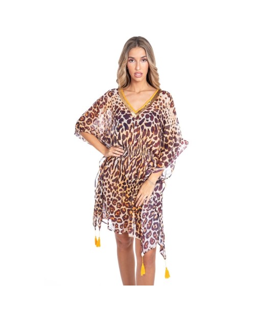 Poncho Crudo Mujer Animal Print - Ropa Mujer Invierno, Abrigo Ligero, Estilo Moderno, 100% Algodón, Ideal para