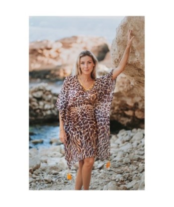 Poncho Crudo Mujer Animal Print - Ropa Mujer Invierno, Abrigo Ligero, Estilo Moderno, 100% Algodón, Ideal para