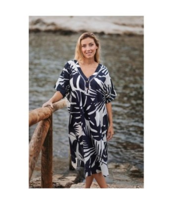 Vestido Largo Azul para Mujer - Estilo Elegante, Diseño Tropical, Perfecto para Fiesta o Verano - Moda Isla Bonita