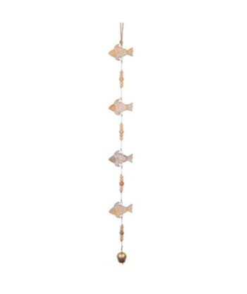 Colgante de Peces de Madera para Decoración Náutica, Accesorio de Estilo Marítimo para el Hogar
