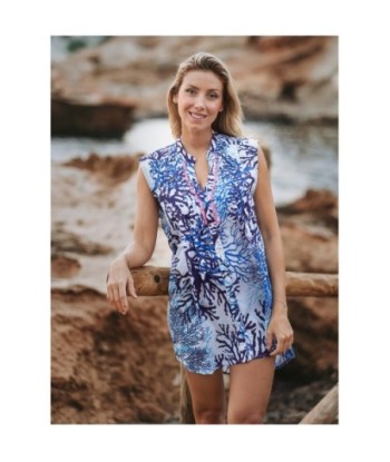 Camisa Beige de Mujer - Camisa Floral de Algodón, Moda Casual, Ropa de Verano, Camisas Manga Larga, Blusas Elegantes,