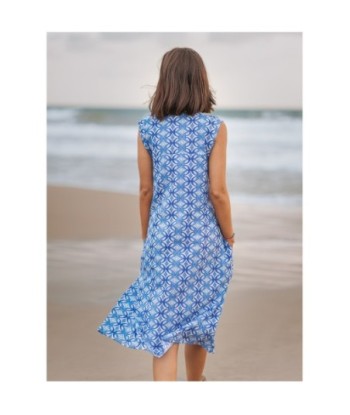 Vestido Largo Midi Beige para Mujer - Elegante, Floral y Versátil para Ocasiones Especiales y Diarias - Moda Isla