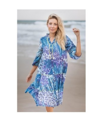 Vestido Largo Midi Blanco para Mujer - Moda Elegante, Estilo Camisero con Estampado Floral, Perfecto para Ocasiones