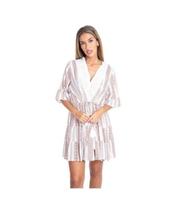 Vestido Corto Crudo para Mujer - Estilo Camisero, 100% Algodón, Perfecto para Ocasiones Especiales y Casual -