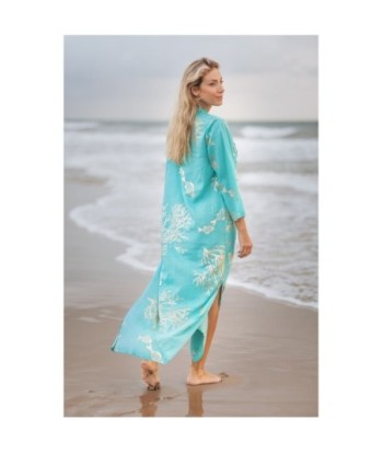 Kurta Amarillo para Mujer - Moda Isla Bonita, Camisero Corto de Algodón, Manga ¾, Estilo Casual y Elegante, Perfecto