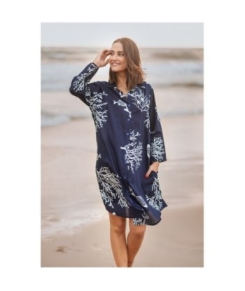 Vestido Corto Camisero de Algodón para Mujer - Moda Isla Bonita Sun and Sand, Estilo Tropical, Perfecto para Verano