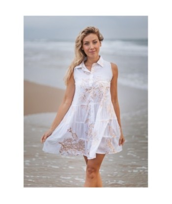 Vestido Corto Crudo para Mujer - Moda Ibiza Style, Vestido Elegante, Ideal para Fiesta y Ocasiones Especiales,