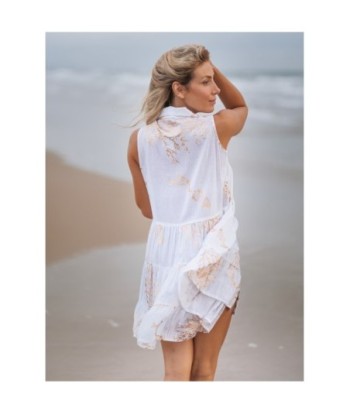 Vestido Corto Crudo para Mujer - Moda Ibiza Style, Vestido Elegante, Ideal para Fiesta y Ocasiones Especiales,