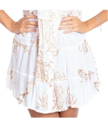 Vestido Corto Crudo para Mujer - Moda Ibiza Style, Vestido Elegante, Ideal para Fiesta y Ocasiones Especiales,