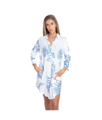 Vestido Corto Lila Camisero para Mujer - Moda Isla Bonita - Ropa de Verano Elegante - Vestidos de Fiesta y Casual