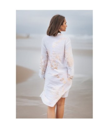 Vestido Lila Corto Mujer Estilo Ibiza, Camisero con Cierre de Botón, Moda Mujer, Ropa de Fiesta Elegante, Animal