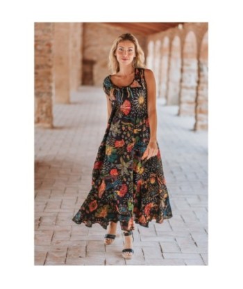 Vestido Largo Midi Blanco para Mujer - Elegante, Con Estampado, Ideal para Fiesta y Ocasiones Especiales - Moda
