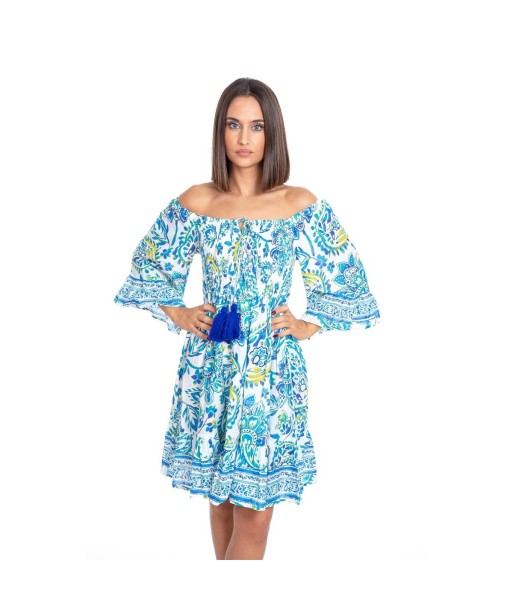 Vestido Corto Blanco para Mujer - Moda Isla Bonita Boheme, Estilo Tropical, Perfecto para Fiesta y Ocasiones Especiales