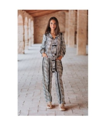 Camisa Mujer Azul Larga de Algodón, Camisera Estampada Floral, Perfecta para Ocasiones Casual y Elegantes, Moda