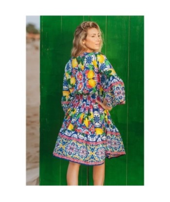 Vestido Corto Crudo para Mujer - Moda Isla Bonita Boheme, Estilo Elegante, Ideal para Fiesta y Ocasiones Especiales