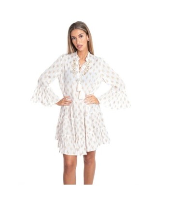 Vestido Corto Blanco para Mujer - Ropa de Moda Ibiza Style, Elegante y Versátil, Ideal para Fiesta y Ocasiones