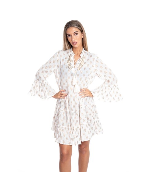 Vestido Corto Blanco para Mujer - Ropa de Moda Ibiza Style, Elegante y Versátil, Ideal para Fiesta y Ocasiones