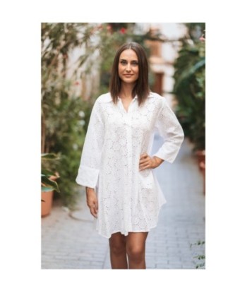 Vestido Rosa Mujer Estilo Ibiza, Elegante y Corto, Ideal para Fiesta, Moda Mujer, Ropa de Verano, 100% Algodón,