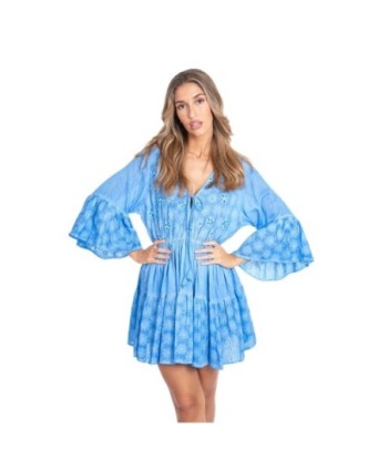 Vestido Corto Estampado para Mujer - Moda Isla Bonita Sun and Sand - Elegante y Fresco para Ocasiones Especiales