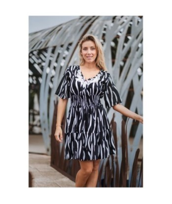 Vestido Corto Crudo para Mujer - Moda Isla Bonita Glam - Elegante y Versátil para Fiesta y Ocasiones Especiales