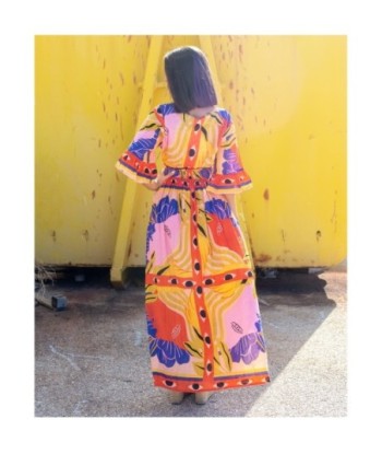 Vestido Largo Midi Multicolor para Mujer - Estilo Floral, Ideal para Ocasiones Especiales y Uso Diario, Comodidad
