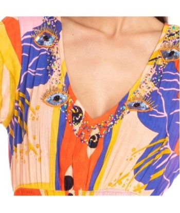 Vestido Largo Midi Multicolor para Mujer - Estilo Floral, Ideal para Ocasiones Especiales y Uso Diario, Comodidad
