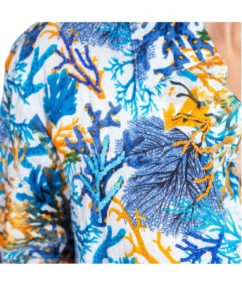 Vestido Corto Camisero Mujer Azul - Moda Isla Bonita Sun and Sand - Elegante y Con Estilo para Ocasiones Especiales