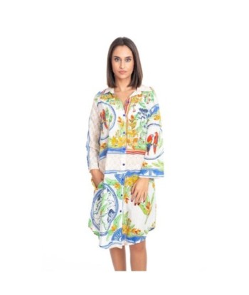 Vestido Mujer Estampado Camisero Midi Larga Moda Isla Bonita - Elegante y Comodidad para Ocasiones Especiales
