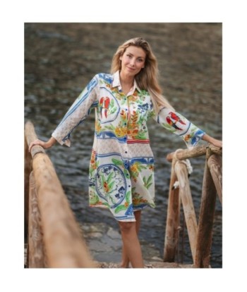 Vestido Mujer Estampado Camisero Midi Larga Moda Isla Bonita - Elegante y Comodidad para Ocasiones Especiales
