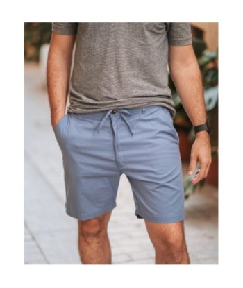 Pantalón Corto Hombre Azul 100% Algodón - Cómodo y Estiloso para Ocasiones Casual y Deportivas - Moda Isla Bonita