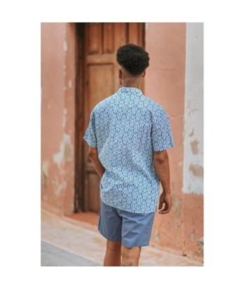 Pantalón Corto Hombre Azul 100% Algodón - Cómodo y Estiloso para Ocasiones Casual y Deportivas - Moda Isla Bonita