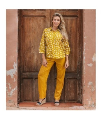 Camisa Rosa Mujer Manga Larga - Camisero Floral 100% Algodón para Ocasiones Especiales y Uso Diario - Moda Isla