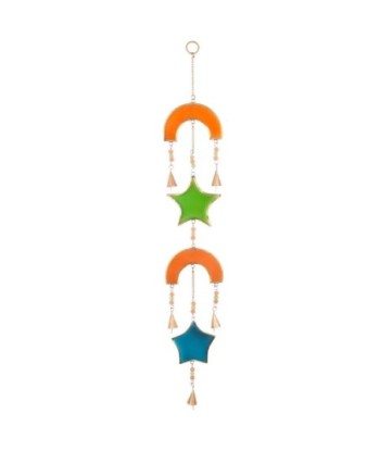 Móvil Estrellas Bohemio Colgante Decorativo para Habitaciones Infantiles y Adultos, Ideal para Crear Ambientes