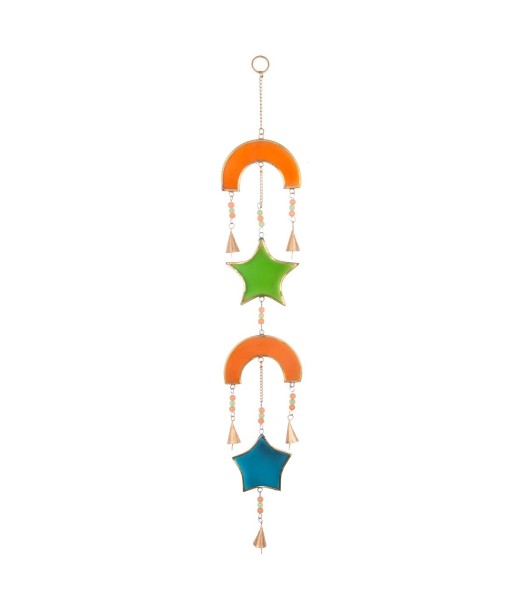 Móvil Estrellas Bohemio Colgante Decorativo para Habitaciones Infantiles y Adultos, Ideal para Crear Ambientes