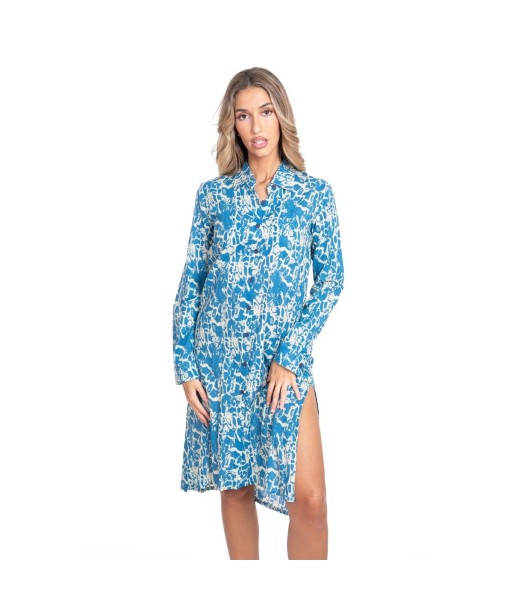 Vestido Largo Multicolor Camisero para Mujer - Moda Elegante, Ideal para Fiesta y Ocasiones Especiales, Ropa de