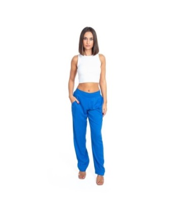 Pantalón Mujer Azul Estampado Tiro Medio - Ropa Mujer Invierno, Ideal para Ocasiones Informales y Diarias, Comodidad