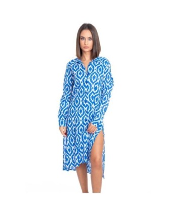 Vestido Mujer Camisero Rosa Estampado Geométrico Midi Sin Mangas - Moda Mujer Ropa Elegante para Fiesta y Ocasiones