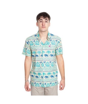 Camisa Hombre Amarillo Estampado - Moda Hombre Casual, Camisa Manga Larga, Ropa Hombre Invierno, Camisas Hombre