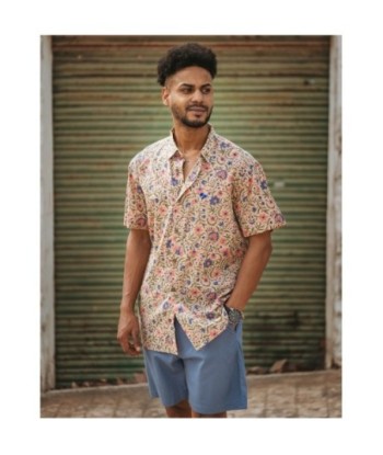 Camisa Hombre Multicolor Estampada, 100% Algodón, Manga Larga, Moda Hombre, Ropa Casual para Ocasiones Especiales