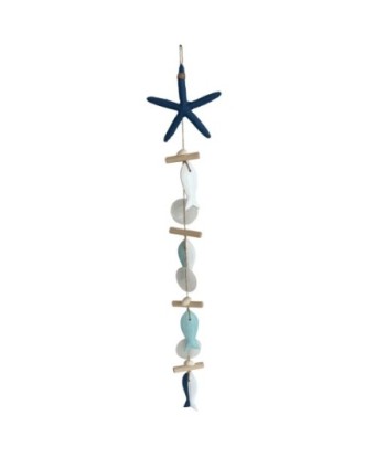 Colgante Nautico Estrella y Pez Decoración Marinera para Hogar, Accesorio Estilo Costero, Regalo Original y Único