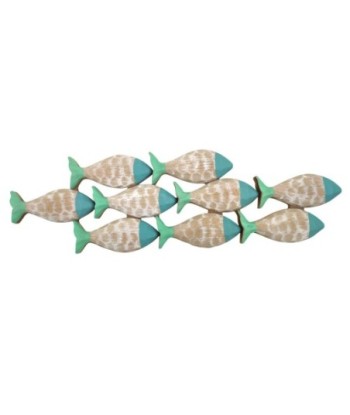 Adorno de Pared en Forma de Peces para Decoración Moderna del Hogar, Elemento Decorativo para Jardín y Sala de