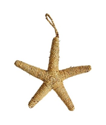 Colgante Estrella Mar de MDF para Decoración Náutica, Accesorio Marinero Ideal para el Hogar, 42 cm