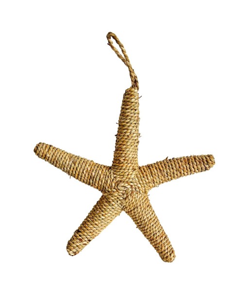 Colgante Estrella Mar de MDF para Decoración Náutica, Accesorio Marinero Ideal para el Hogar, 42 cm