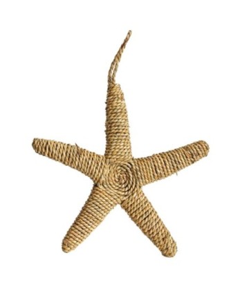 Colgante Estrella Mar de MDF para Decoración Náutica, Accesorio Marinero Ideal para el Hogar, 42 cm
