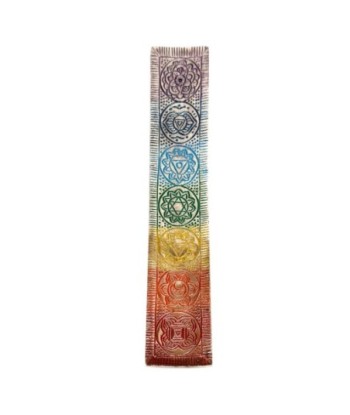 Quemador de Incienso 7 Chakras para Meditación, Aromaterapia y Relajación, Portaincienso de Aluminio para Espiritualidad